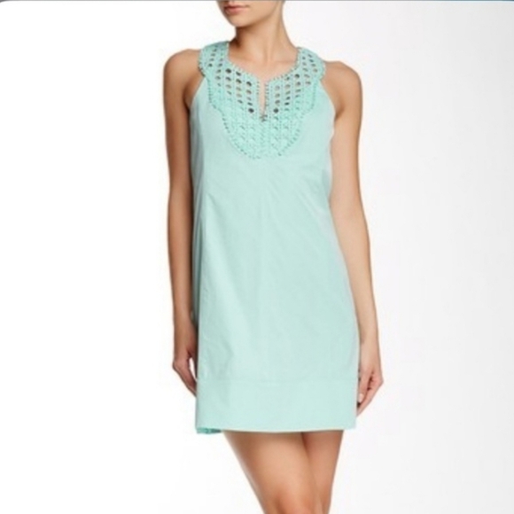 Nanette Lepore Dresses & Skirts - ❤️ NWOT! NANETTE LEPORE AQUA JUNGLE SHEATH MINI DRESS, 4